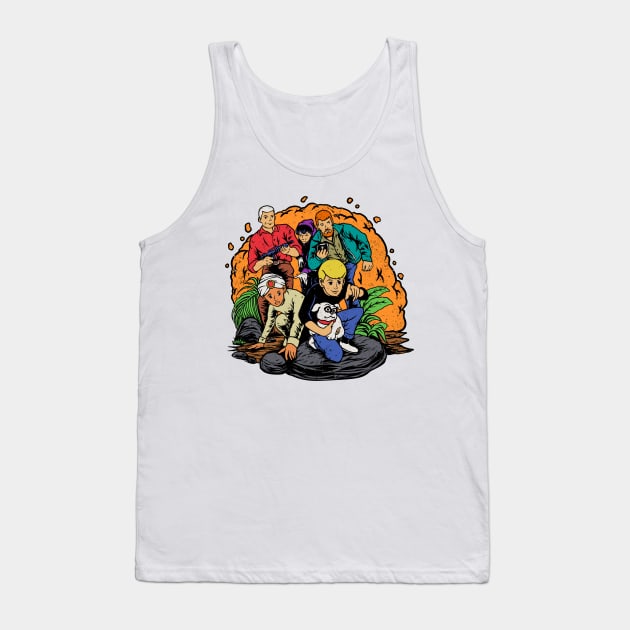 Retro Jonny Quest Tank Top by littlepdraws